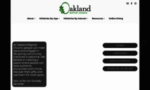 Oaklandbaptist.org thumbnail