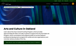 Oaklandculturalarts.org thumbnail