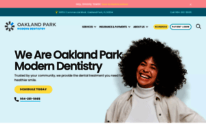 Oaklandparkmoderndentistry.com thumbnail