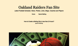 Oaklandraidersfansite.com thumbnail