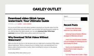 Oakleyoutlet.net thumbnail