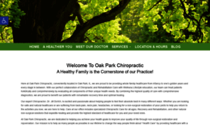 Oakparkchiropractic.com thumbnail