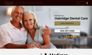 Oakridgedentalcare.com thumbnail