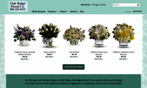 Oakridgefloralcompany.com thumbnail