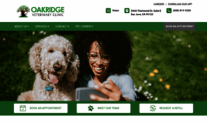 Oakridgevetclinic.com thumbnail