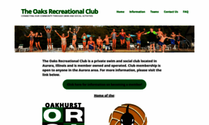 Oaksrecclub.org thumbnail