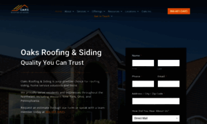 Oaksroofingandsiding.com thumbnail