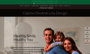 Oaktondentistrybydesign.com thumbnail