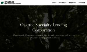 Oaktreespecialtylending.com thumbnail