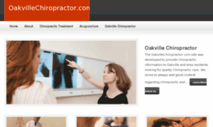 Oakvillechiropractor.com thumbnail