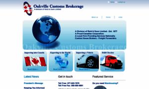 Oakvillecustomsbrokerage.ca thumbnail