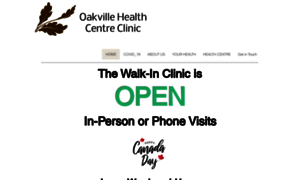 Oakvillehealthcentreclinic.com thumbnail