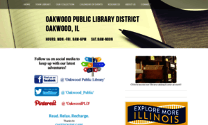 Oakwood.lib.il.us thumbnail