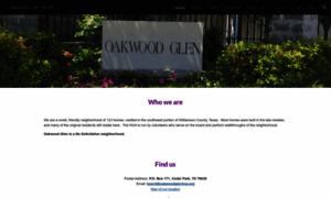 Oakwoodglenhoa.org thumbnail