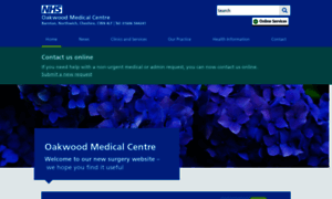 Oakwoodmedicalcentrebarnton.nhs.uk thumbnail