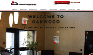 Oakwoodroofing.com thumbnail