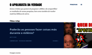 Oapologistadaverdade.org thumbnail