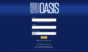 Oasis.rose.edu thumbnail