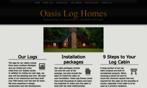 Oasisloghomes.com thumbnail