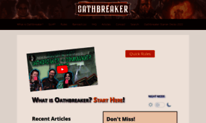 Oathbreakermtg.org thumbnail