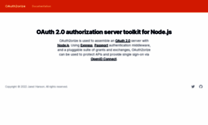 Oauth2orize.org thumbnail