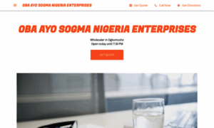 Oba-ayo-sogma-nigeria-enterprises.business.site thumbnail
