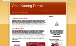 Obatkurangdarah2.blogspot.com thumbnail