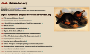 Obdurodon.org thumbnail