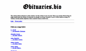 Obituaries.bio thumbnail