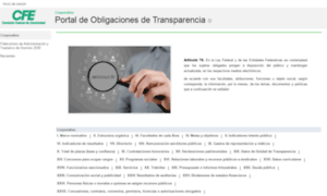 Obligacionestransparencia.cfe.mx thumbnail