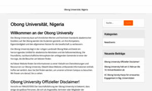 Obonguniversity.net thumbnail
