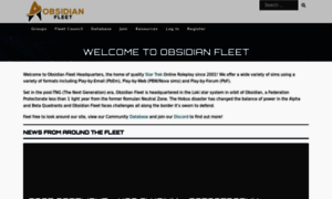 Obsidianfleet.net thumbnail