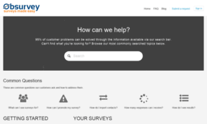 Obsurvey.zendesk.com thumbnail