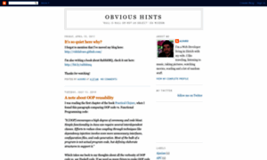 Obvioushints.blogspot.com thumbnail