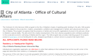 Ocaatlanta.culturegrants.org thumbnail