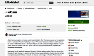 Ocam-screen-recorder.findmysoft.com thumbnail