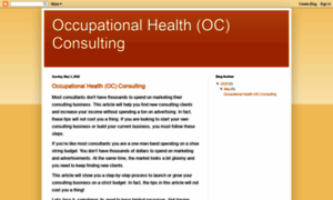 Occupationalhealthocconsulting.blogspot.com thumbnail