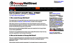 Occupywallst.org thumbnail