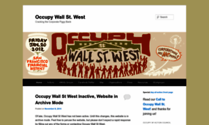 Occupywallstwest.org thumbnail