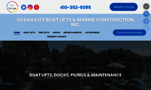 Oceancityboatlifts.com thumbnail