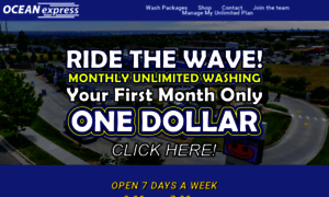 Oceanexpresswash.com thumbnail