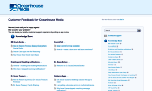 Oceanhousemedia.uservoice.com thumbnail