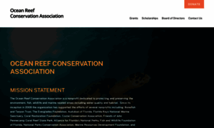 Oceanreefconservationassociation.org thumbnail