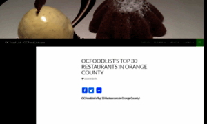 Ocfoodlist.com thumbnail