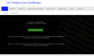 Oconlineguncert.com thumbnail