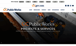 Ocpublicworks.com thumbnail