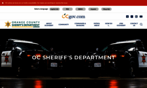 Ocsheriff.gov thumbnail