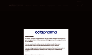 Octapharma.com thumbnail