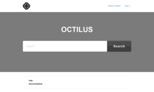 Octilus.zendesk.com thumbnail