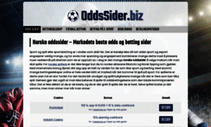 Oddssider.biz thumbnail